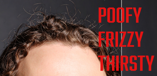 Close-up of frizz-free, hydrated hair texture