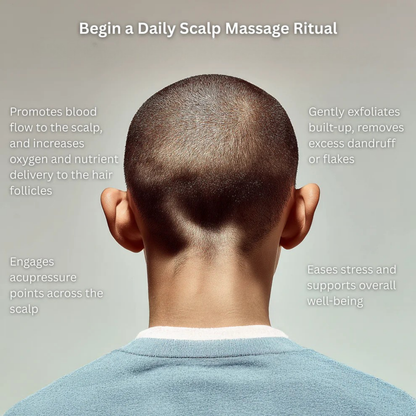 Brass Massage Comb 黃銅製活髮頭皮按摩梳