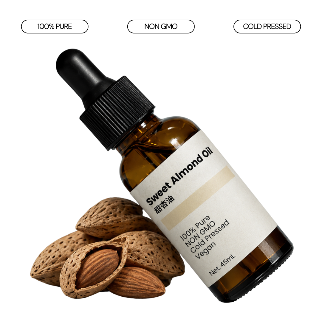 Cold-Pressed Sweet Almond Oil 100%純冷壓甜杏油